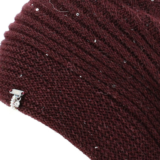 Women's Burgundy Dulcos Cicci Beanie - Vizio