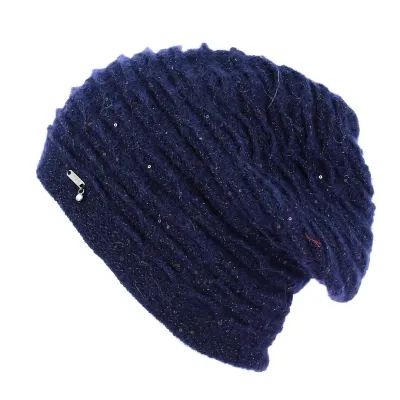 Bonnet femme colosseo bleu - Vizio