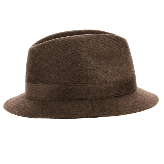 English Loden Bucket Hat - Brown - Traclet