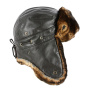 Ingo Rabbit Leather Ushanka Hat - Gena
