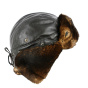 Ingo Rabbit Leather Ushanka Hat - Gena