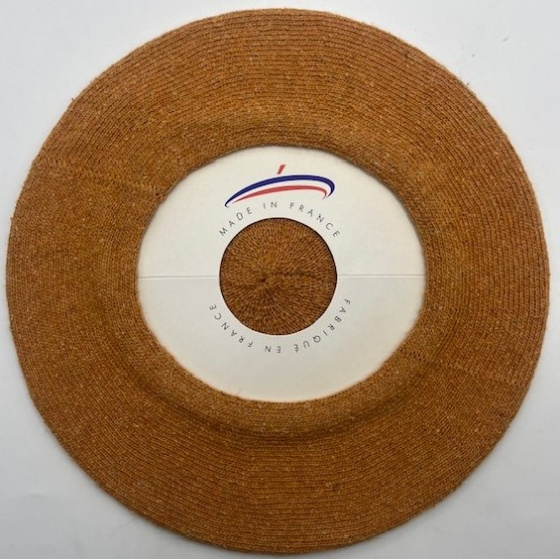 Béret Été Coton Soie & Lin Jaune Maïs - Le Béret Français