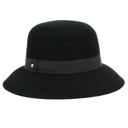 Women's felt wool cloche hat Pierre Cardin