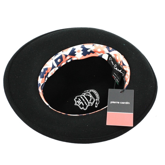 Chapeau fedora feutre laine Pierre Cardin Chapeau fedora feutre laine Pierre Cardin