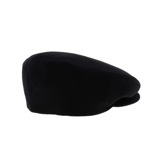 Casquette Plate Traditionnelle kent Uni Noir - Traclet