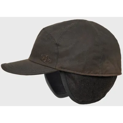 Casquette Miko Cache-Oreilles Coton Huilé Marron