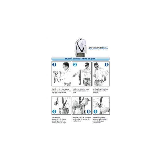 Biclip® Harness Suspenders Exclusive Concept Biclip® Harness Suspenders Exclusive Concept