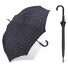 Parapluie Canne Gents Long check Bleu - Esprit