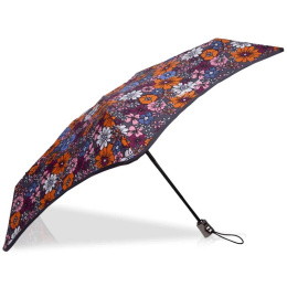 X-TRA Strong Automatic Mini Umbrella Seventies Flowers - Isotoner