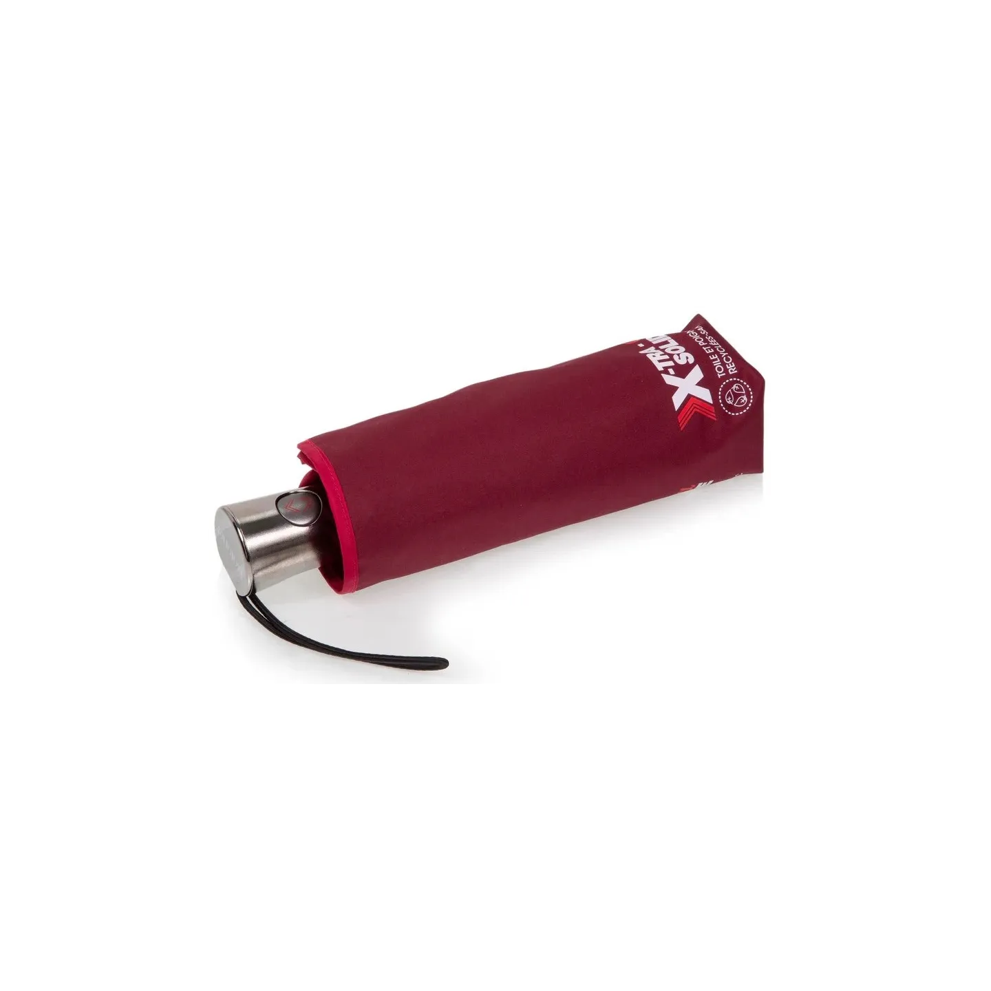Mini Automatic X-TRA Solid Umbrella Burgundy - Isotoner ref 21065 traclet hat shop
