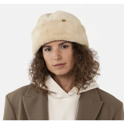 Toque Cherrybush Fausse Fourrure Beige - Barts