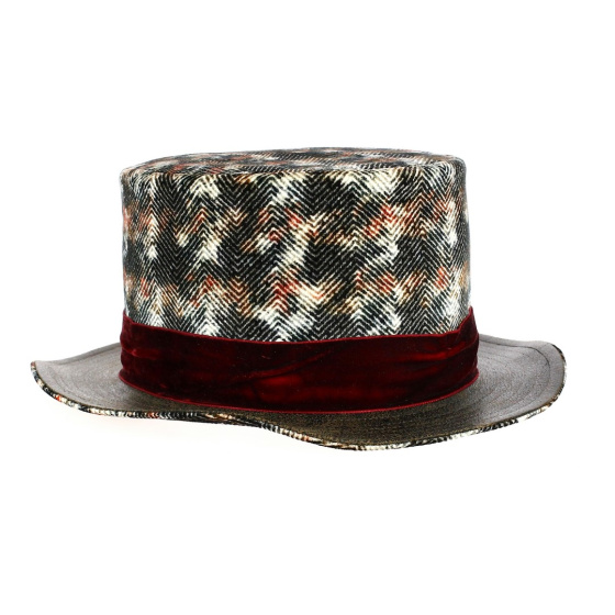 Vintage Ceremonial Top Hat with Cinching