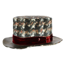 Vintage Ceremonial Top Hat with Cinching