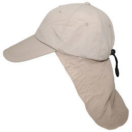Sahara Beige Neck Cover Baseball Cap - Traclet
