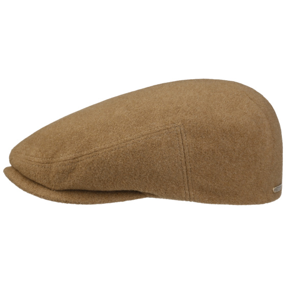 Casquette kent Cache Oreille Laine Camel - Stetson