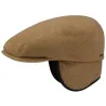 Casquette kent Cache Oreille Laine Olive  - Stetson Reference : 21146| Chapellerie Traclet