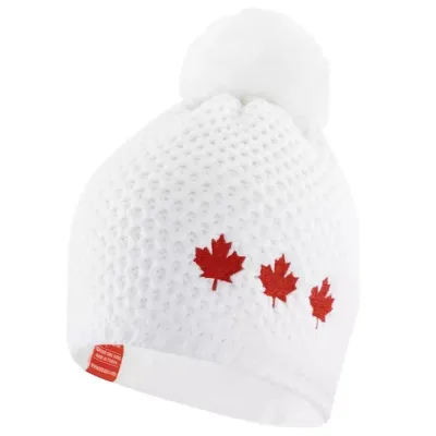 Canada Pompom Beanie - Le Drapo Reference: 21148| Traclet Hat Shop