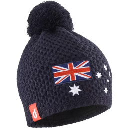 Blue Australia Pompom Beanie - Le Drapo