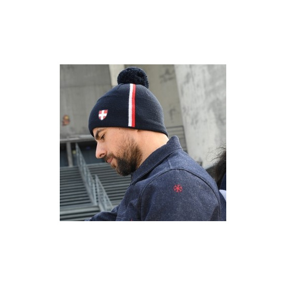 Navy Savoie Pom Pom Beanie - Le Drapo