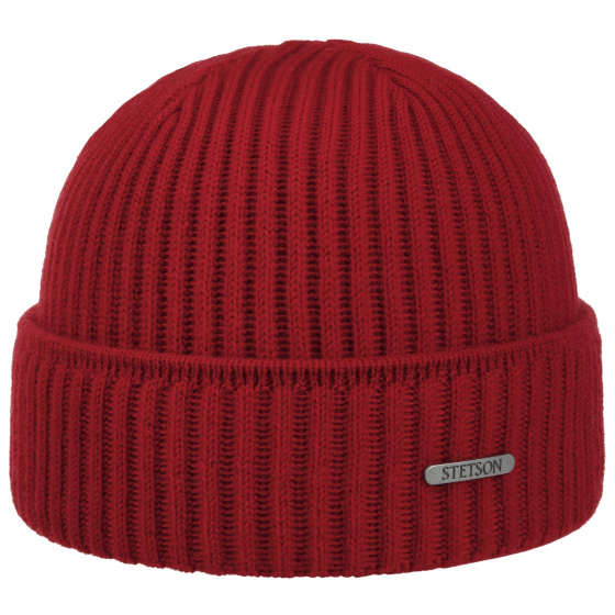 Parkman Red Knit Beanie - Stetson