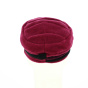 Burgundy Fleece Cap Sara