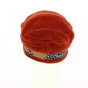 Orange Wax Polar Fleece Beanie