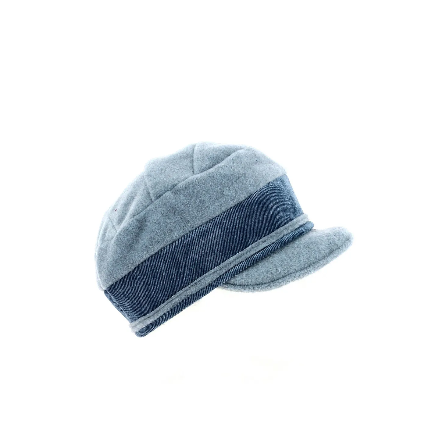 Blue Gray Velvet Fleece Cap - Traclet - ref 21176