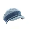 Blue Gray Velvet Fleece Cap - Traclet - ref 21176