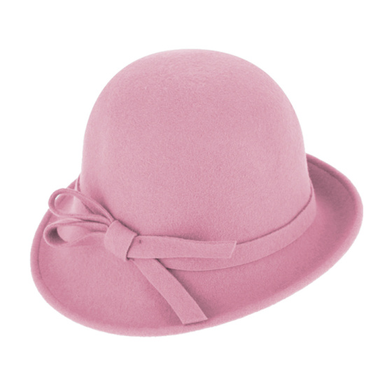 Lidia Wool Felt Cloche Hat - Traclet Lidia Wool Felt Cloche Hat - Traclet