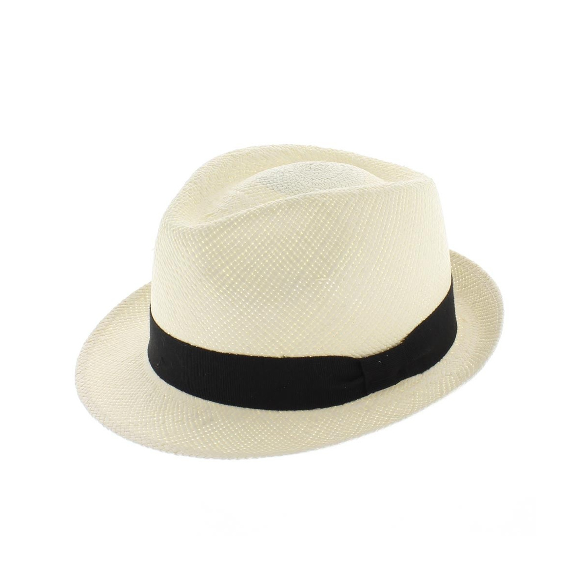 Chapeau Trilby Panama Naturel - Traclet Reference : 2034