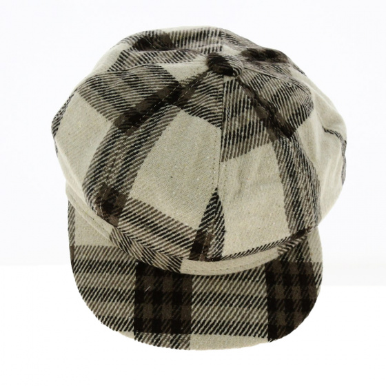 Casquette Gavroche Andria Patchwork Laine - Traclet