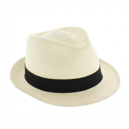 trilby panama hat man