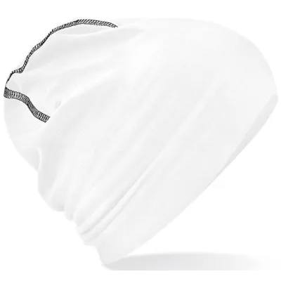 Bonnet De Nuit Coton Coutures Overlock Blanc   Reference : 21193 | Chapellerie Traclet