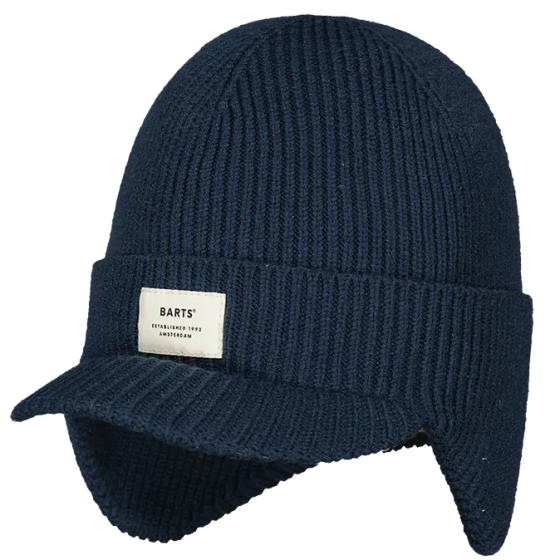 Bonnet Casquette Coedy Cache-Oreilles Marine - Barts