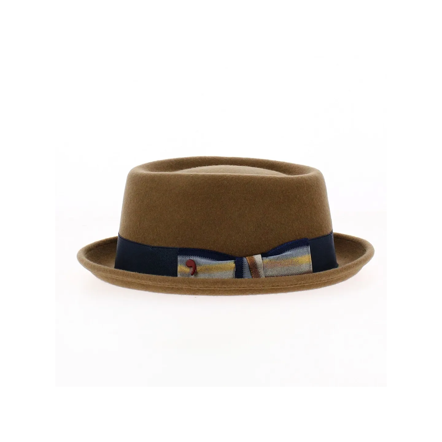 Chapeau Porkpie Marron Unie - Alfonso d'Este Référence : 21195 | Chapellerie Traclet
