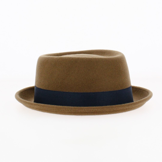 Plain Brown Porkpie Hat - Alfonso d'Este