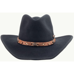 Black Western Bandit Hat - Scippis