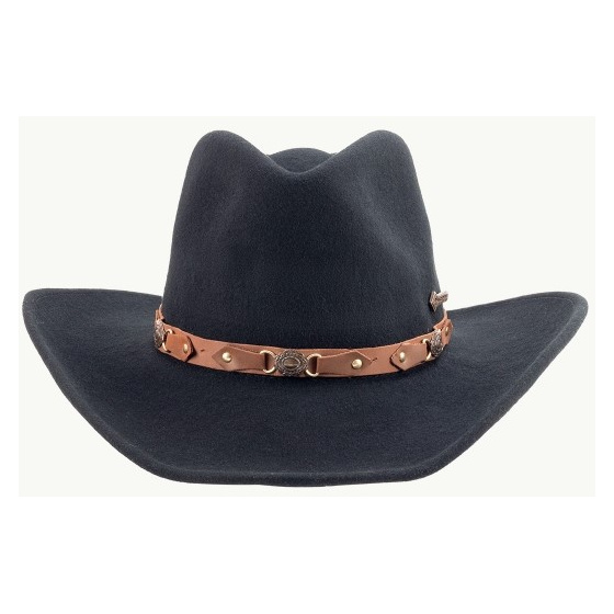 Black Western Bandit Hat - Scippis