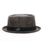 Jamsa Dark Brown Corduroy Porkpie Hat