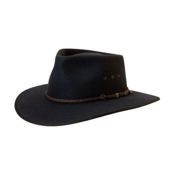Black Fur Felt Countryman Hat - Statesman