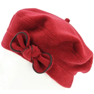 Red Thread Polar Beret made in France - Traclet Reference: 21211 | Traclet Hat Shop