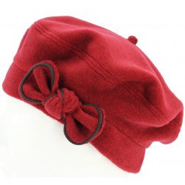 Red Thread Polar Beret made in France - Traclet