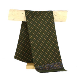 Men's olive green and yellow Scarf - City Sport