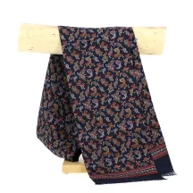 Foulard homme bleu marine  Soie- CITY SPORT