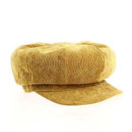 Oceane Froidmont Mustard Velvet Cap - Traclet