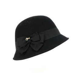Wool Felt Maithe Cloche Hat - Traclet