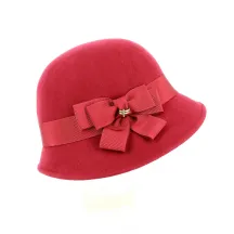 Wool felt hat Maithe Wool Felt Cloche - Ref 21216 Traclet Millinery