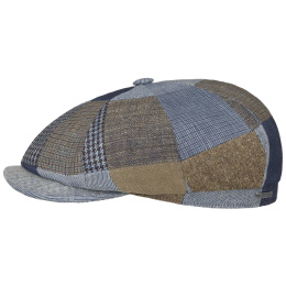 Stetson Blue Denim Patchwork Hatteras Cap