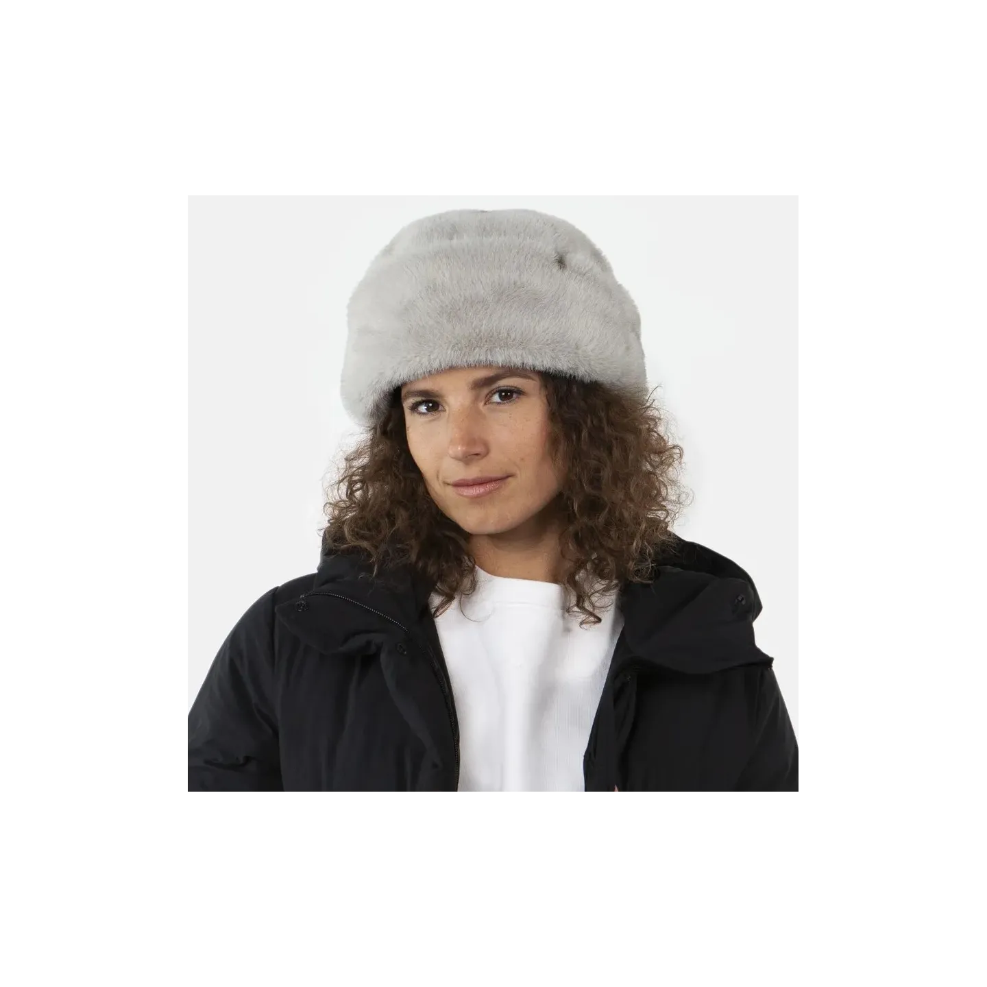 Toque Cherrybush Fausse Fourrure GREY - Barts