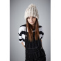 Bonnet à Pompon Oversize Ecru - Beechfield